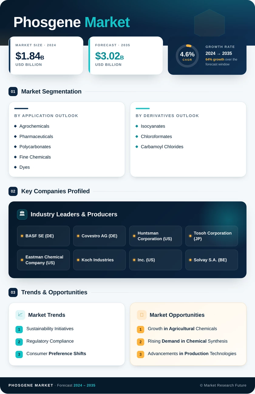 Phosgene Market Research Report - Global Forecast till 2035 Infographic
