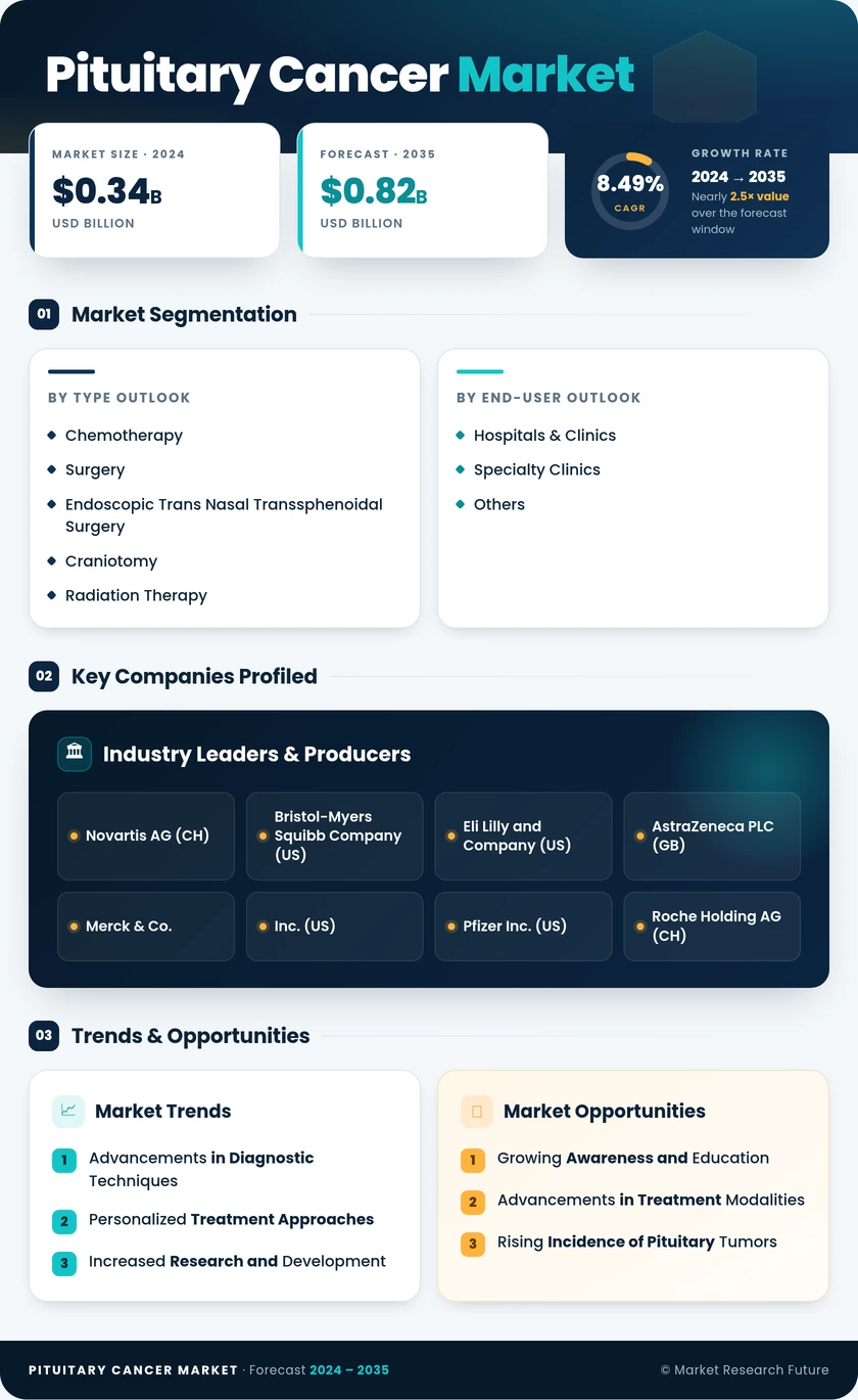 Pituitary Cancer Market Research Report - Forecast till 2035 Infographic