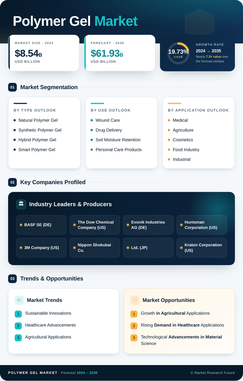 Polymer Gel Market Research Report – Forecast to 2035 Infographic