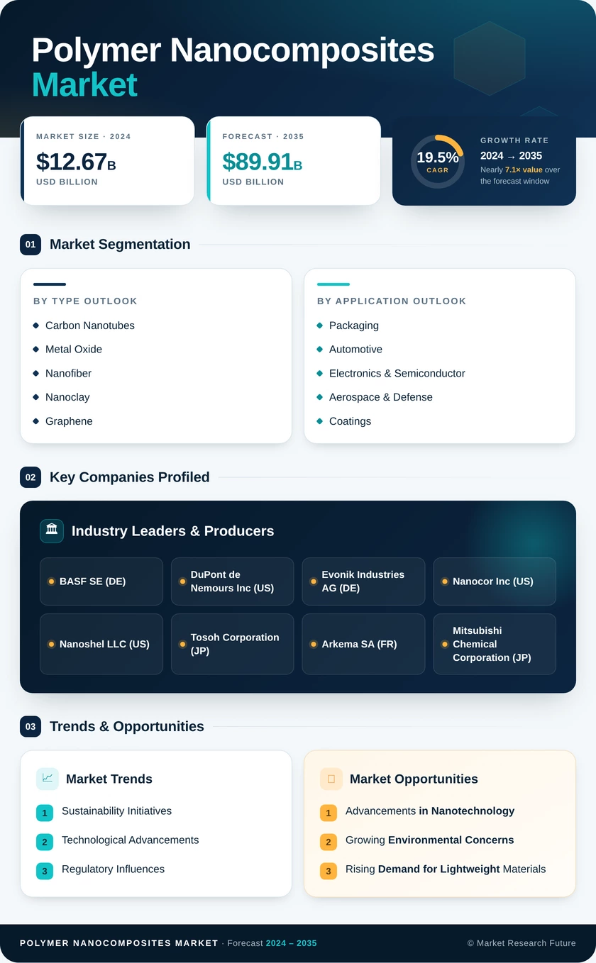 Polymer Nanocomposites Market Research Report—Global Forecast till 2035 Infographic