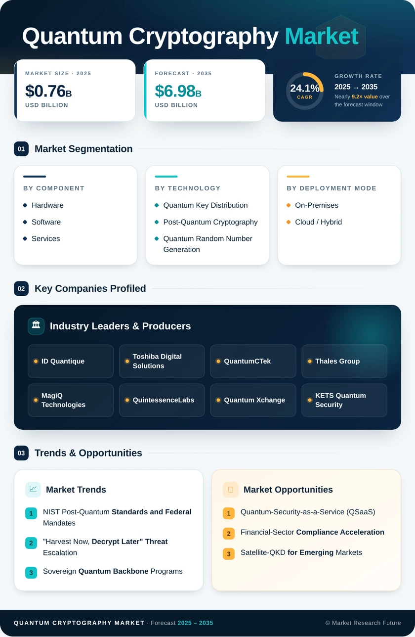 Quantum Cryptography Market Research Report - Global Forecast till 2035 Infographic