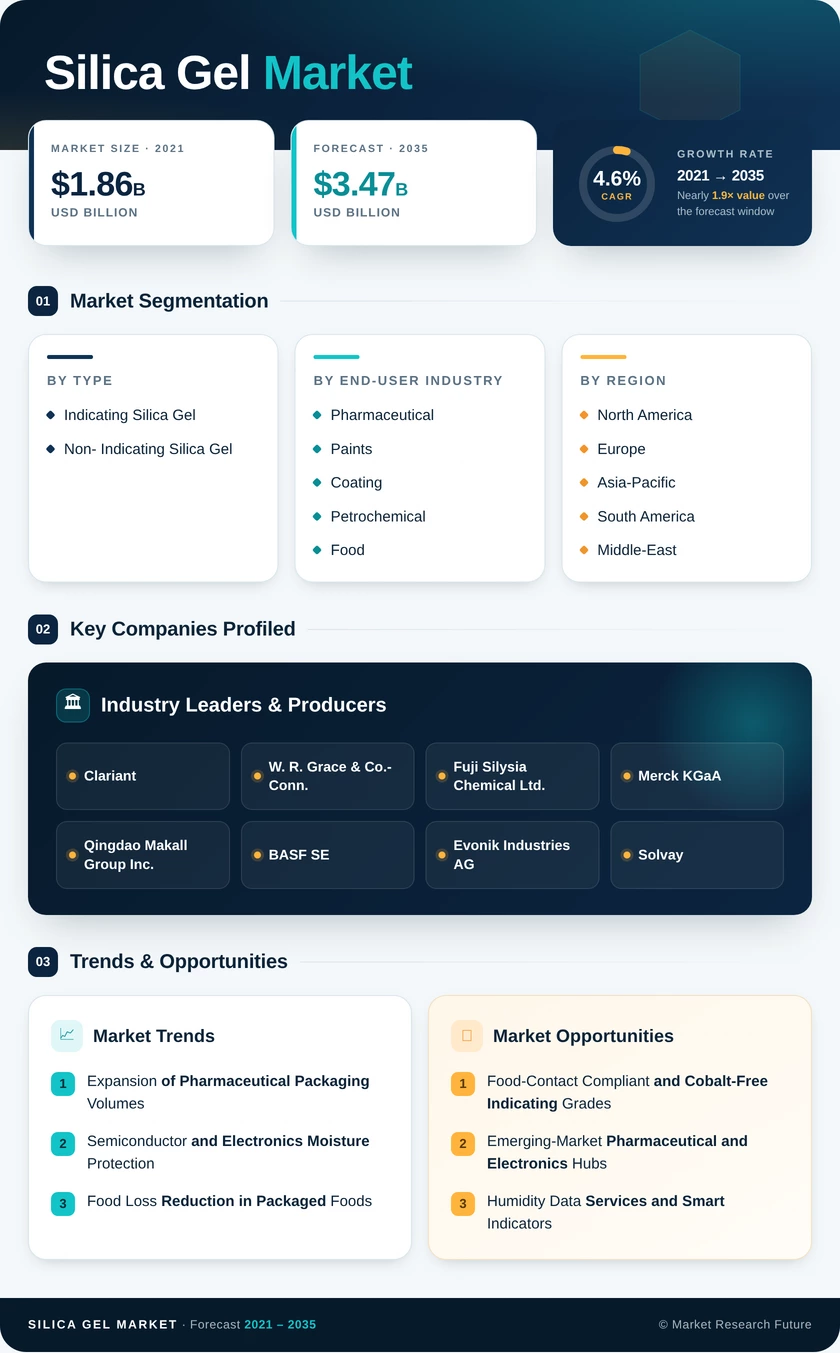 Silica Gel Market Research Report- Forecast to 2035 Infographic