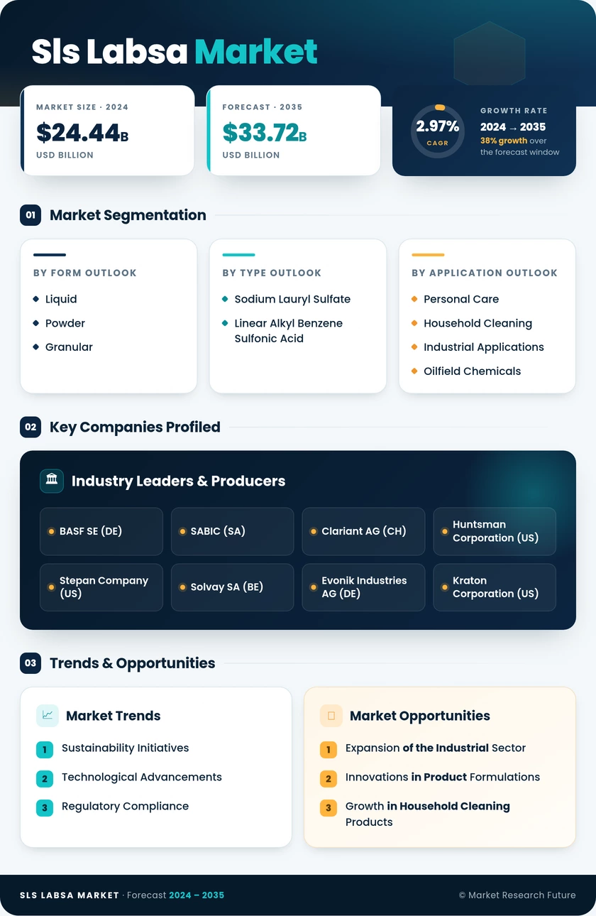 Sls and Labsa Market Research Report - Global Forecast by 2035 Infographic