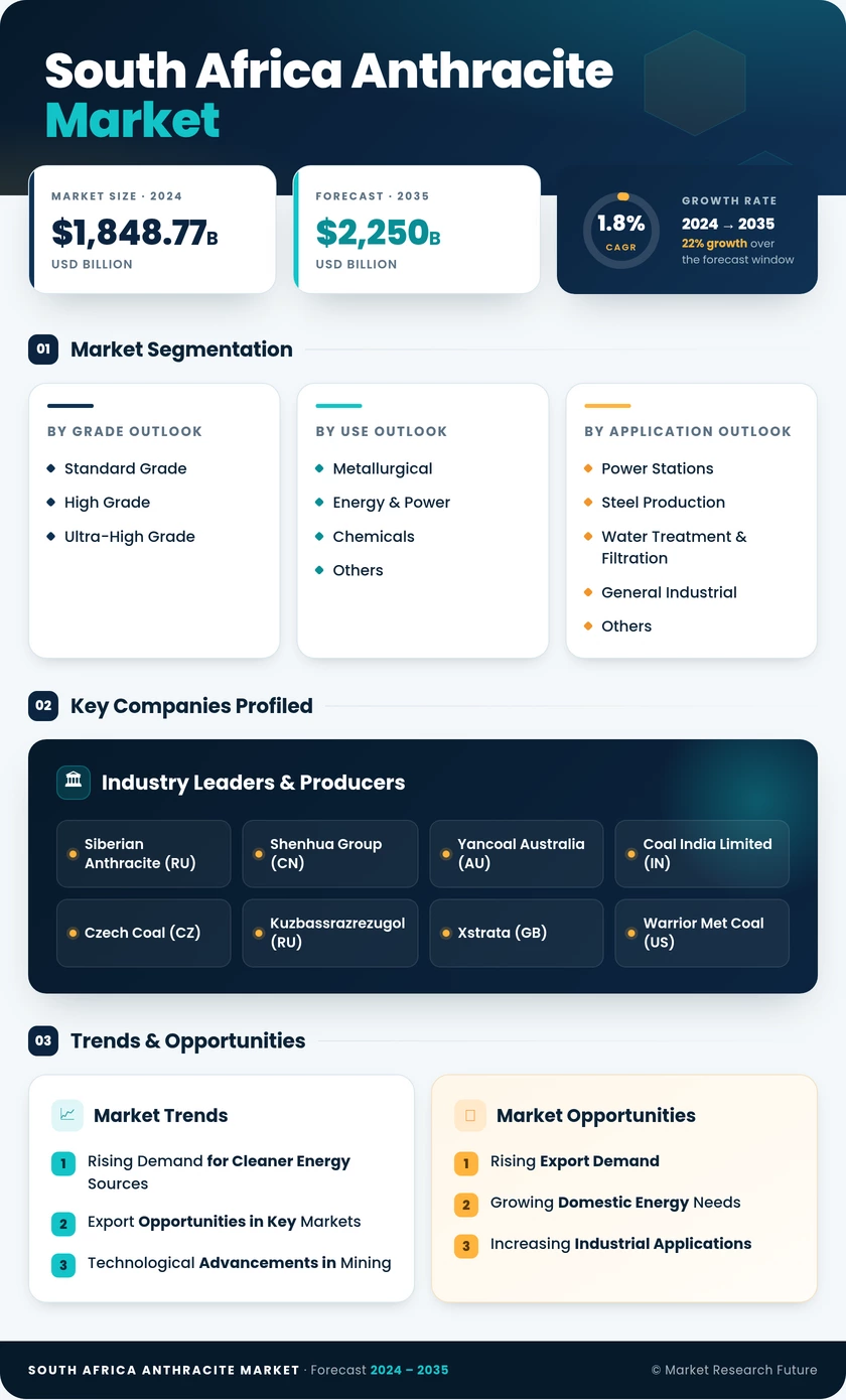 South Africa Anthracite Market Research Report — Forecast till 2035 Infographic