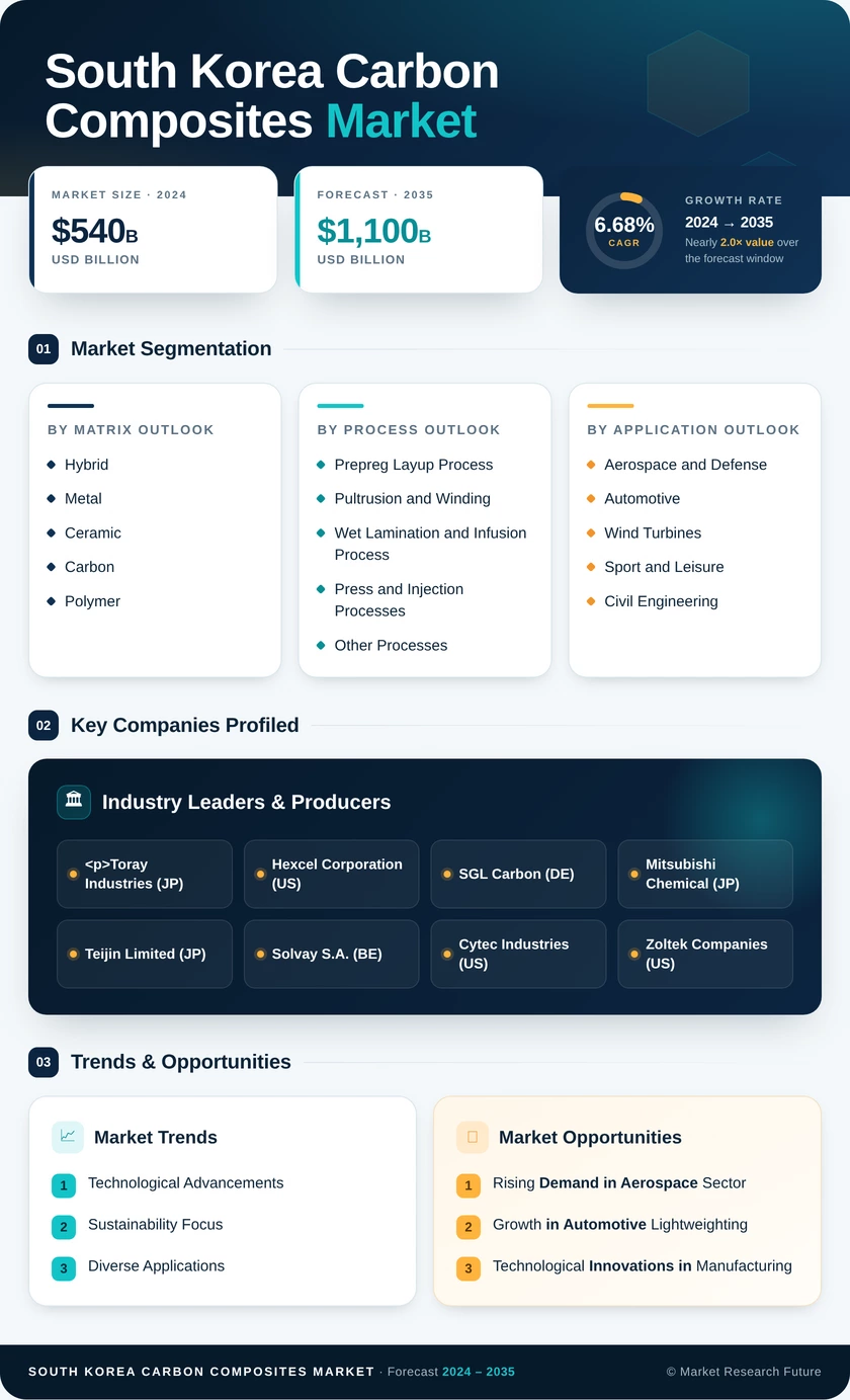 South Korea Carbon Composites Market Research Report - Forecast 2035 Infographic