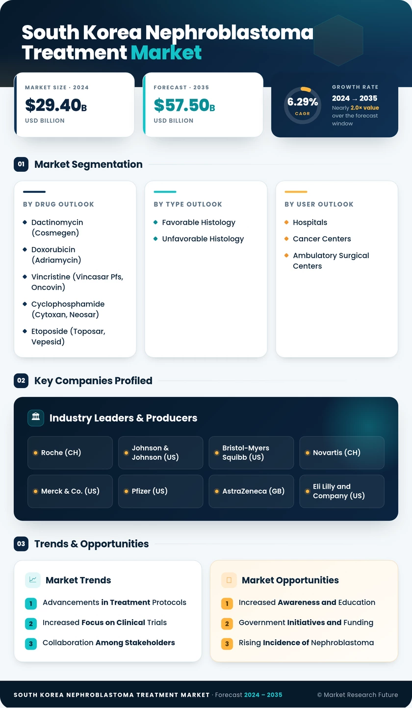South Korea Nephroblastoma Treatment Market Infographic