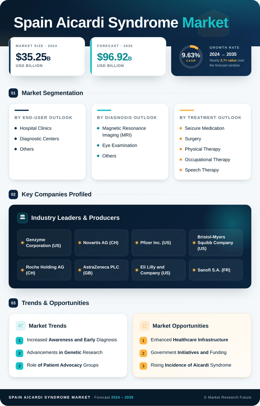 Spain Aicardi Syndrome Market Research Report-Forecast to 2035 Infographic