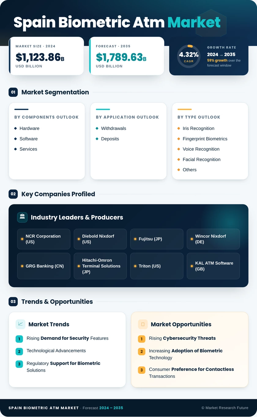 Spain Biometric ATM Market Research Report - Forecast till 2035 Infographic