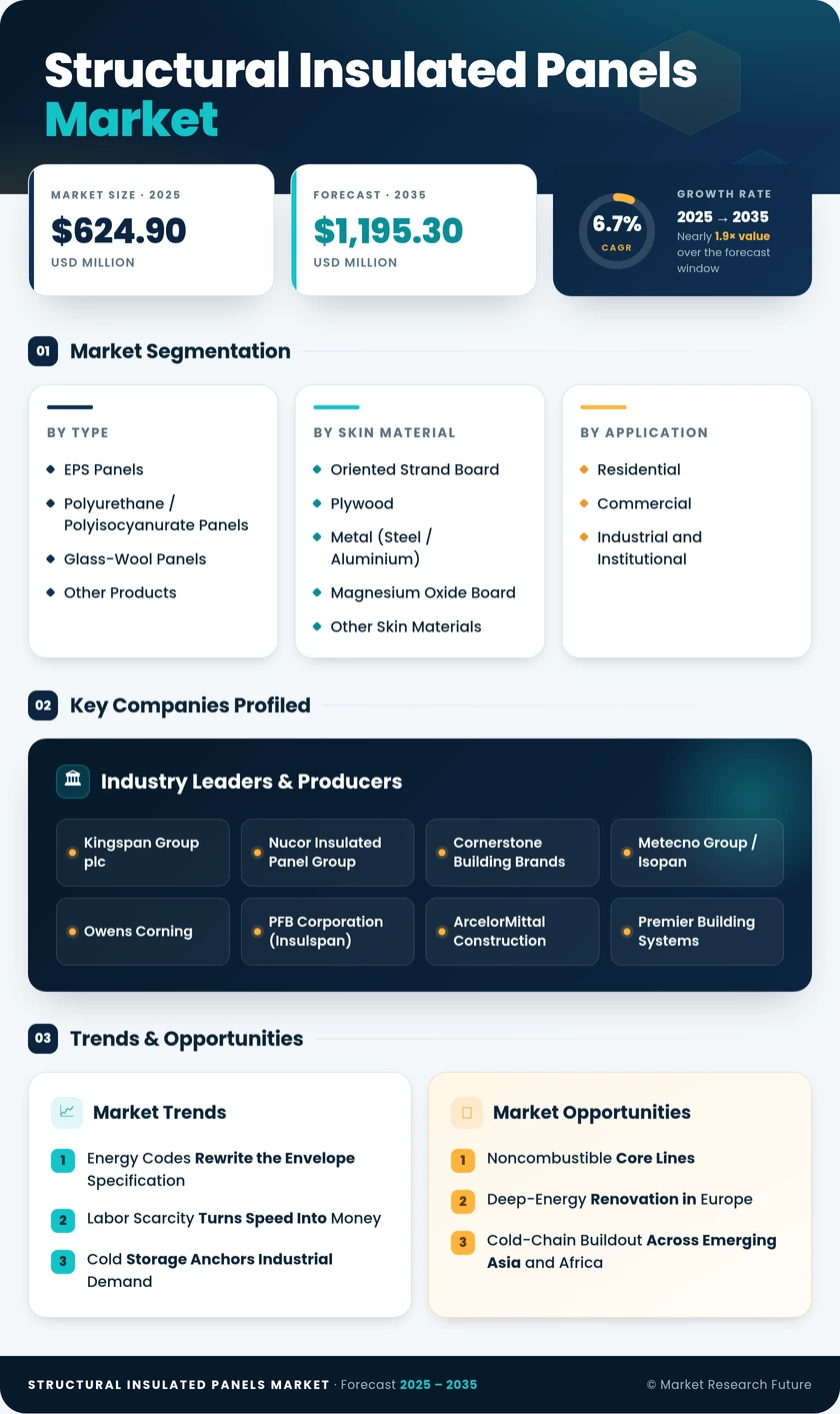 Structural Insulated Panels Market Research Report - Global Forecast till 2035 Infographic