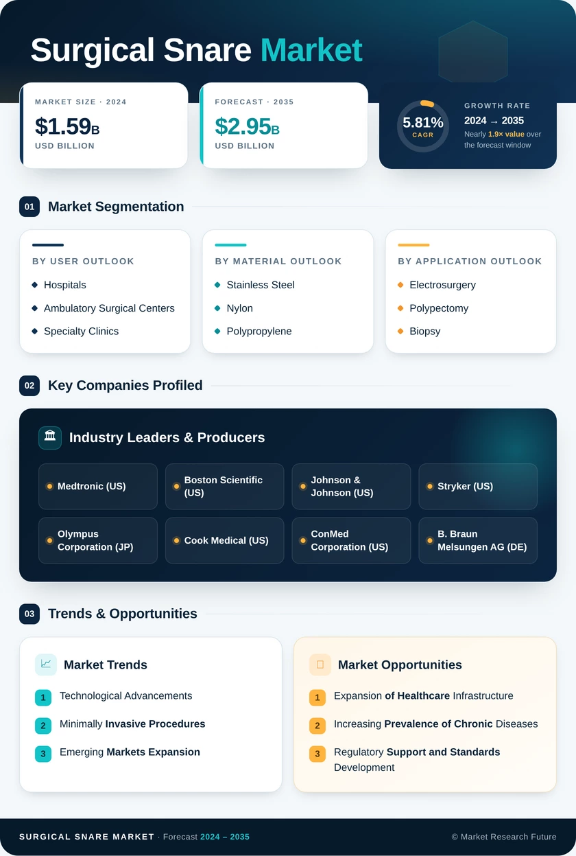 Surgical Snare Market Research Report - Forecast till 2035 Infographic