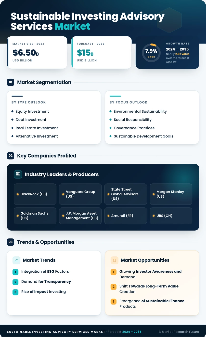 Sustainable Investing Advisory Services Market Infographic