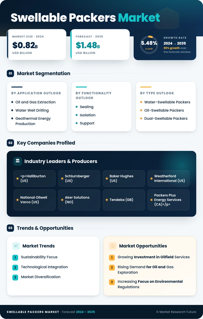 Swellable Packers Market Research Report — Global Forecast till 2035 Infographic