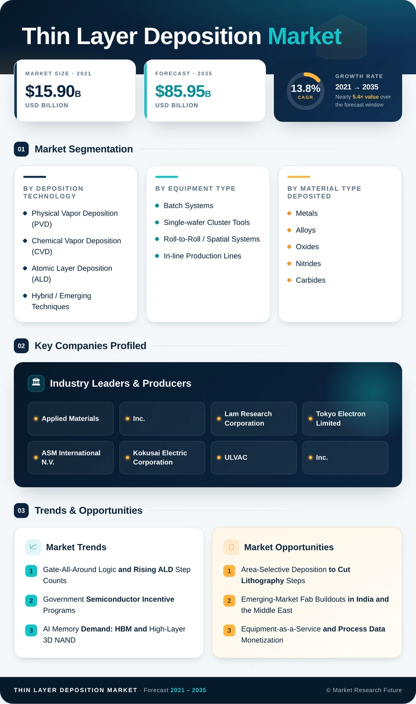 Thin Layer Deposition Market Research Report - Global Forecast till 2035 Infographic