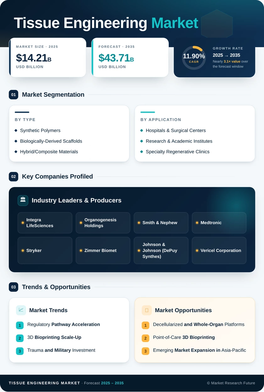 Tissue Engineering Market Research Report - Global Forecast till 2035 Infographic