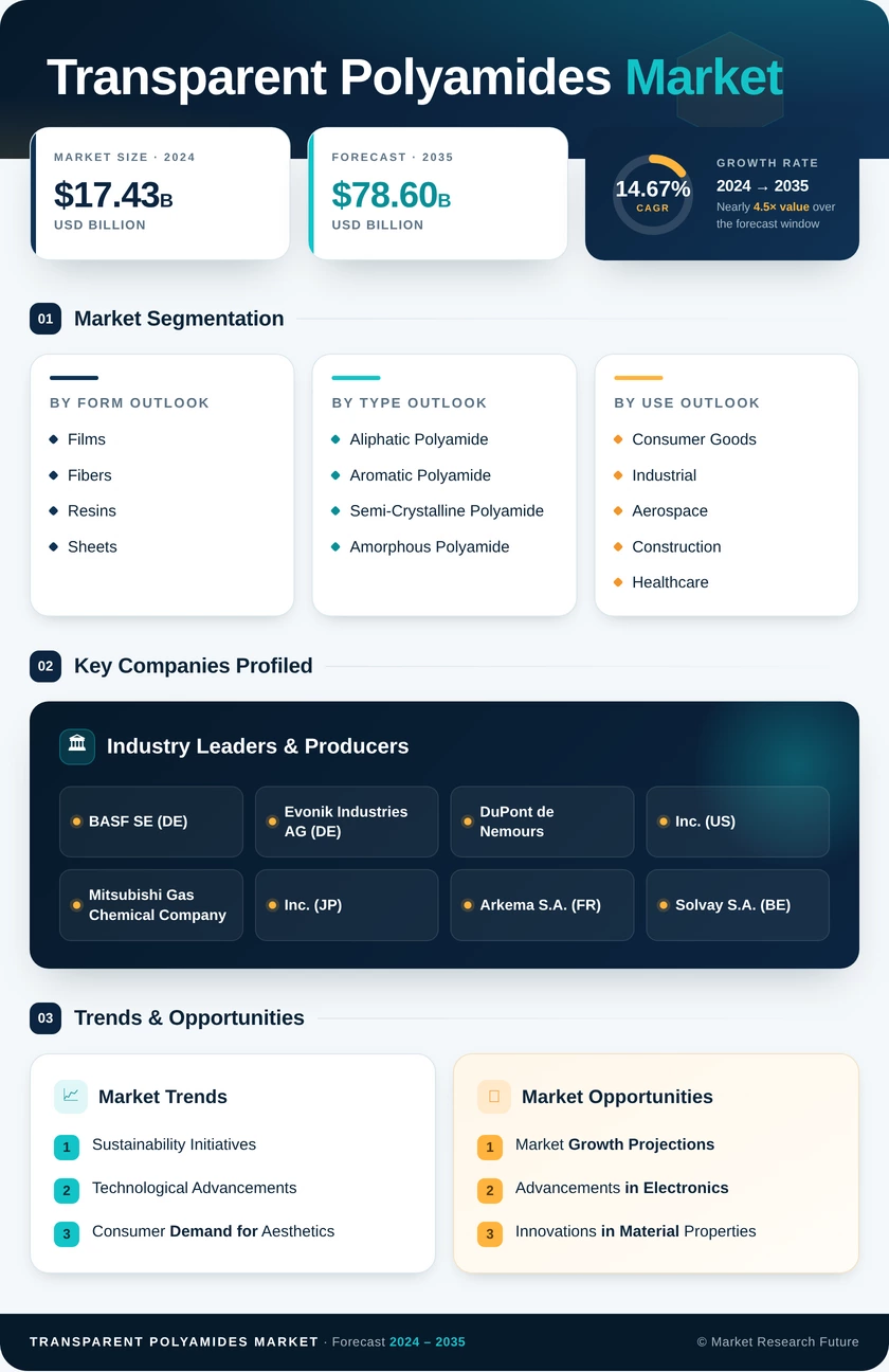 Transparent Polyamides Market Report - Global Forecast till 2035 Infographic