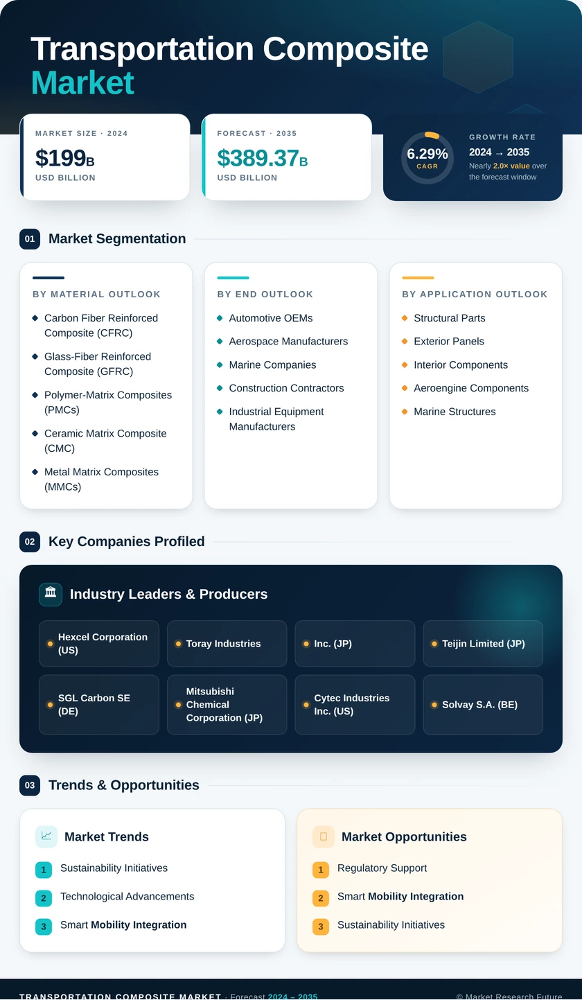 Transportation Composite Market Research Report — Global Forecast till 2035 Infographic