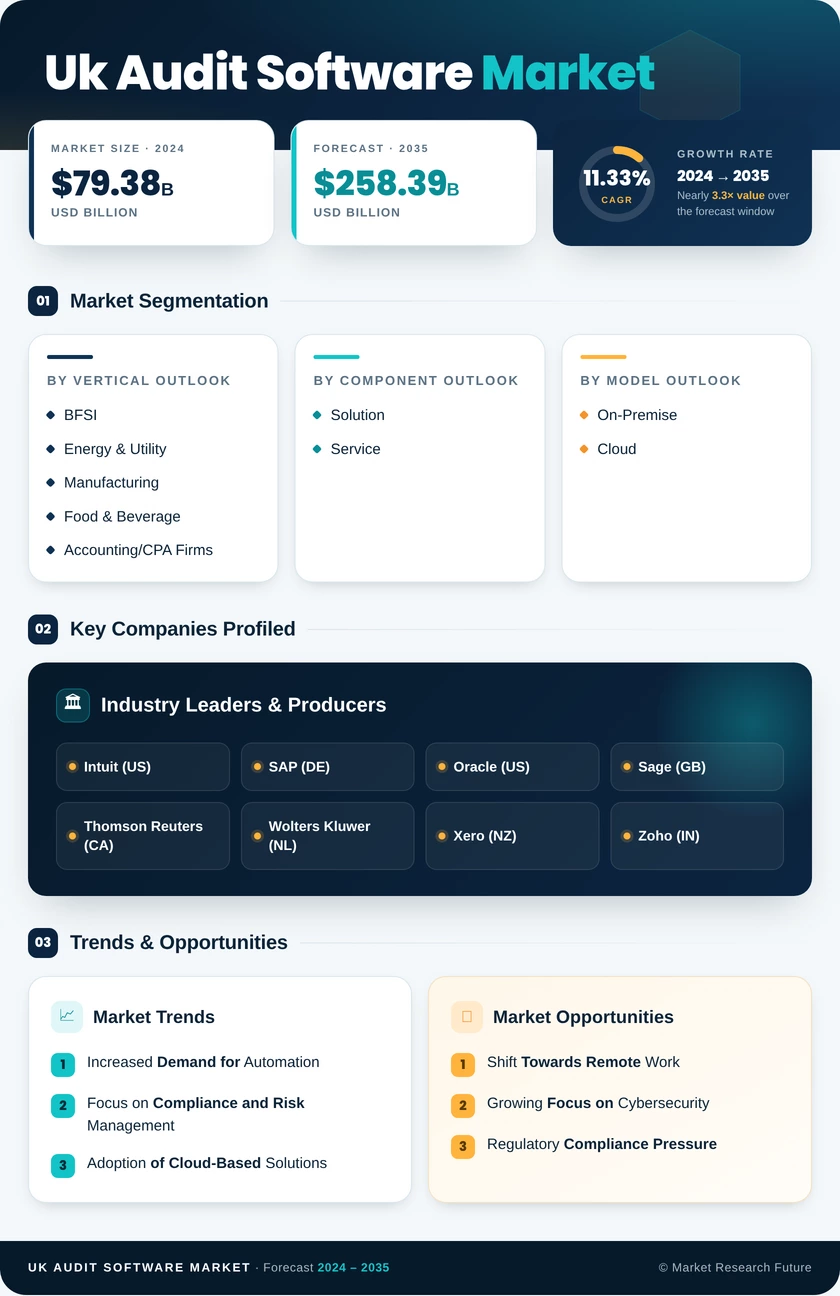 UK Audit Software Market Research Report- Forecast to 2035 Infographic