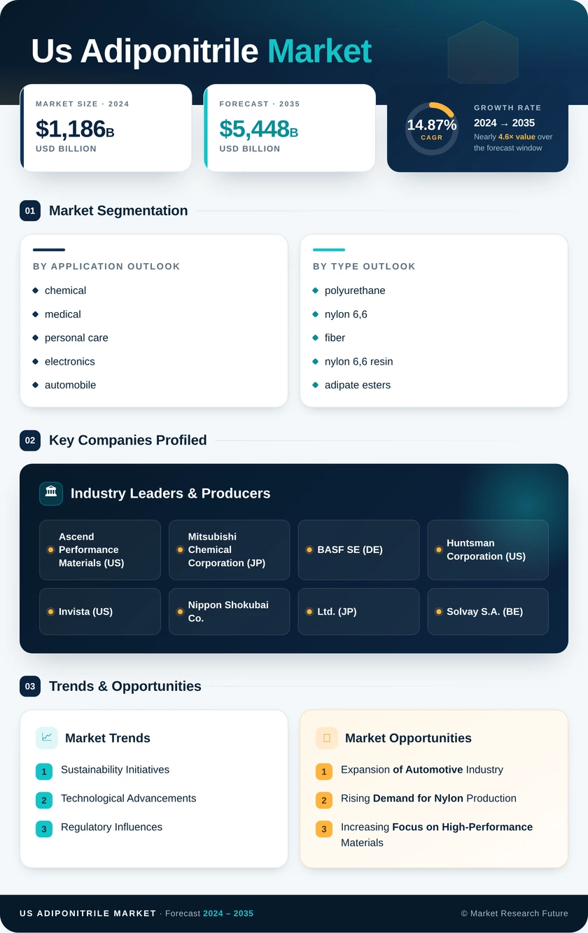 US Adiponitrile Market Research Report - Forecast Till 2035 Infographic
