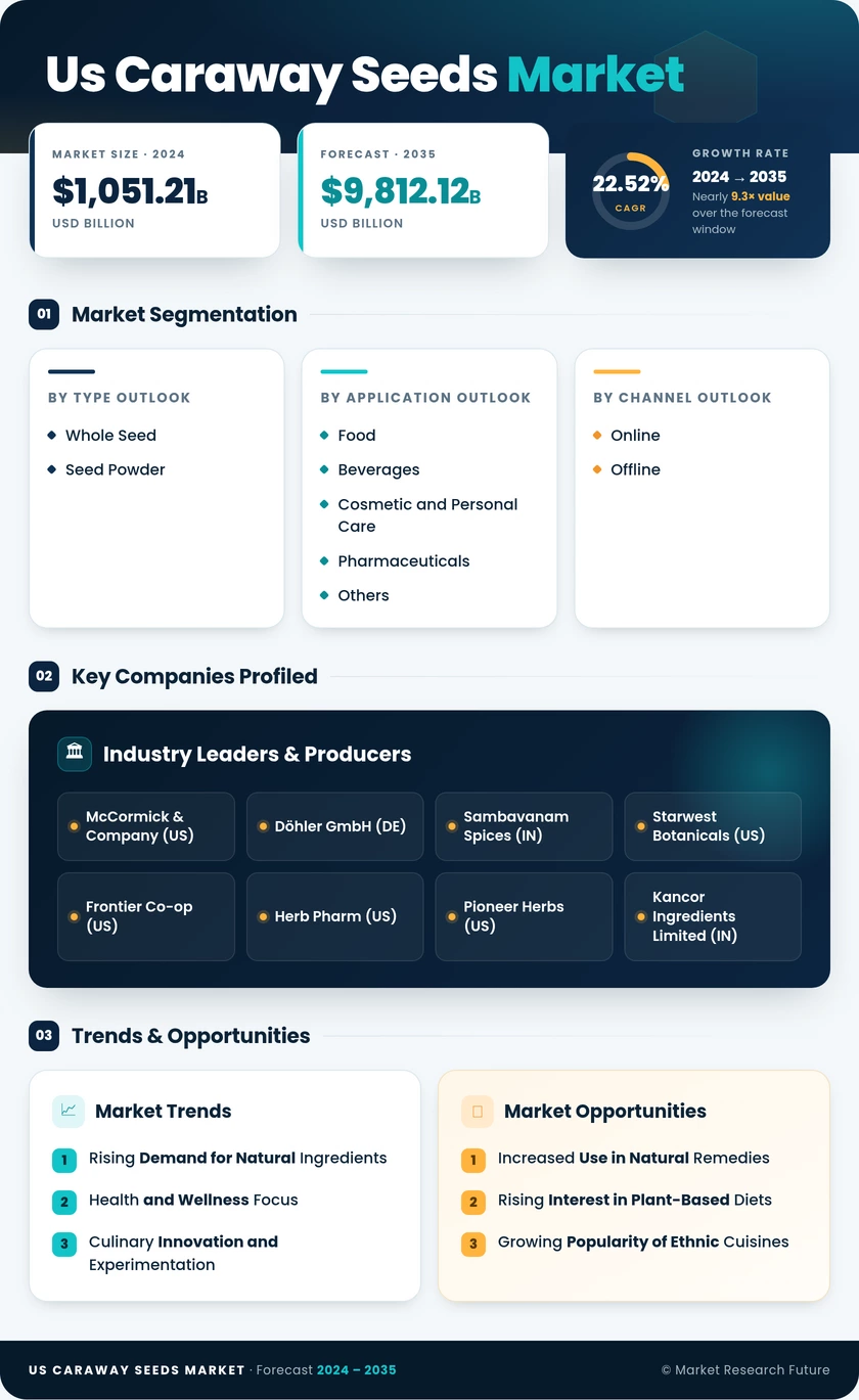 US Caraway Seeds Market Research Report - Forecast Till 2035 Infographic