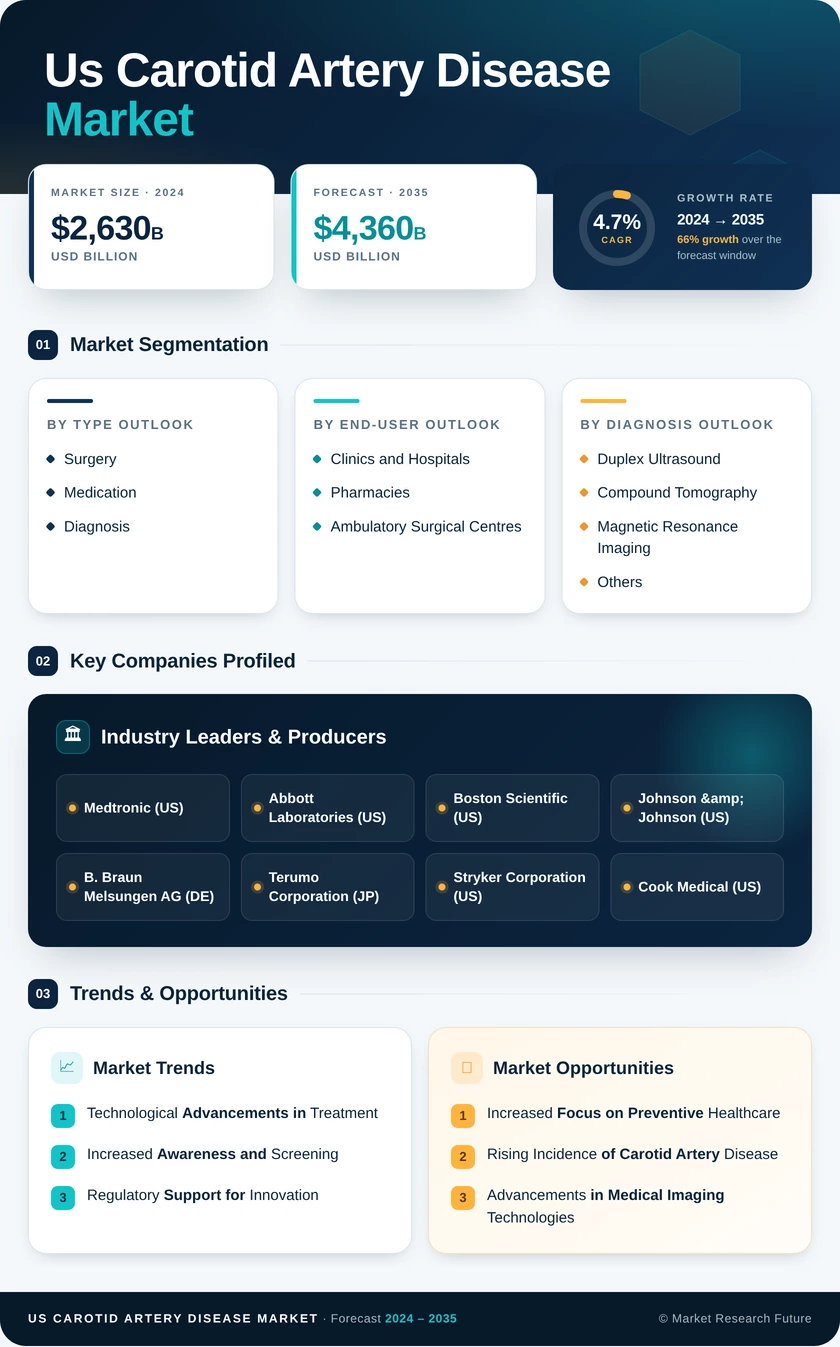 US Carotid Artery Disease Market Infographic