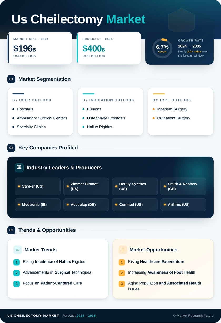 US Cheilectomy Market Infographic