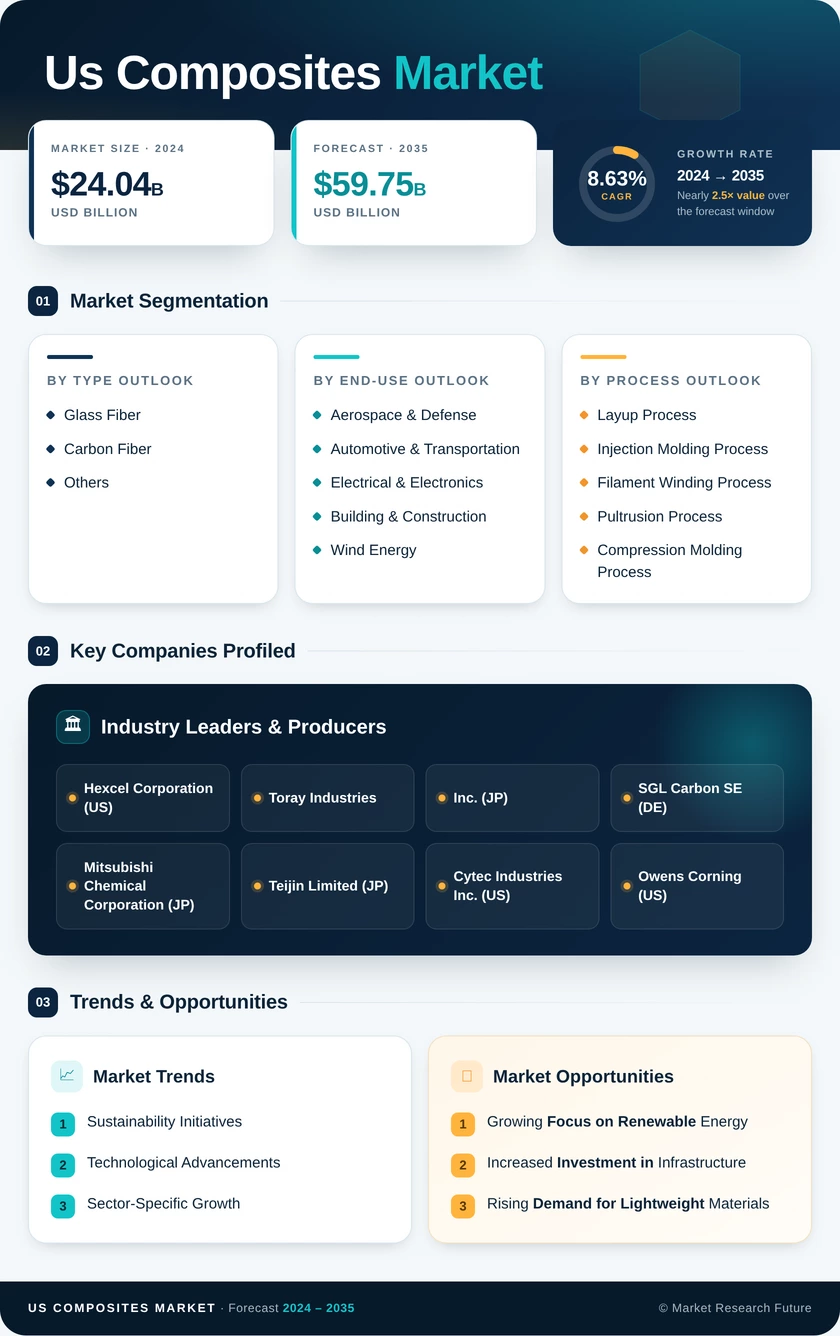 US Composites Market Infographic