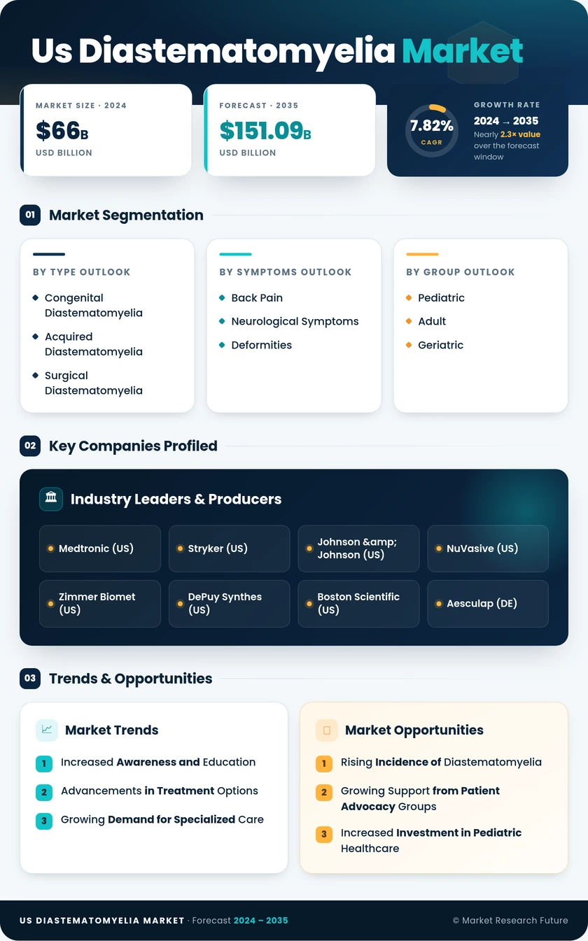 US Diastematomyelia Market Research Report — Global Forecast till 2035 Infographic