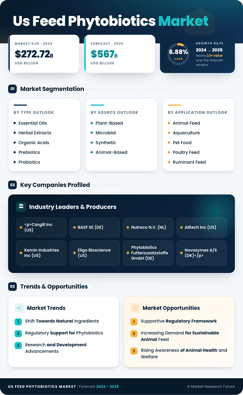 US Feed Phytobiotics Market Research Report - Forecast Till 2035 Infographic