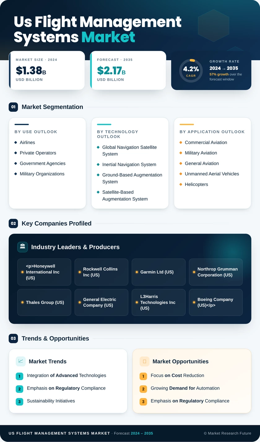 US Flight Management Systems Market Infographic