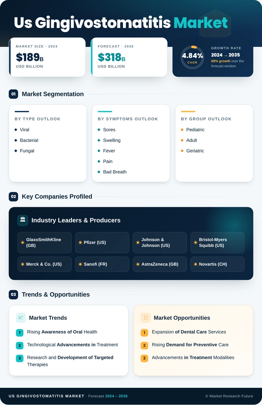 US Gingivostomatitis  Market Research Report — Global Forecast till 2035 Infographic