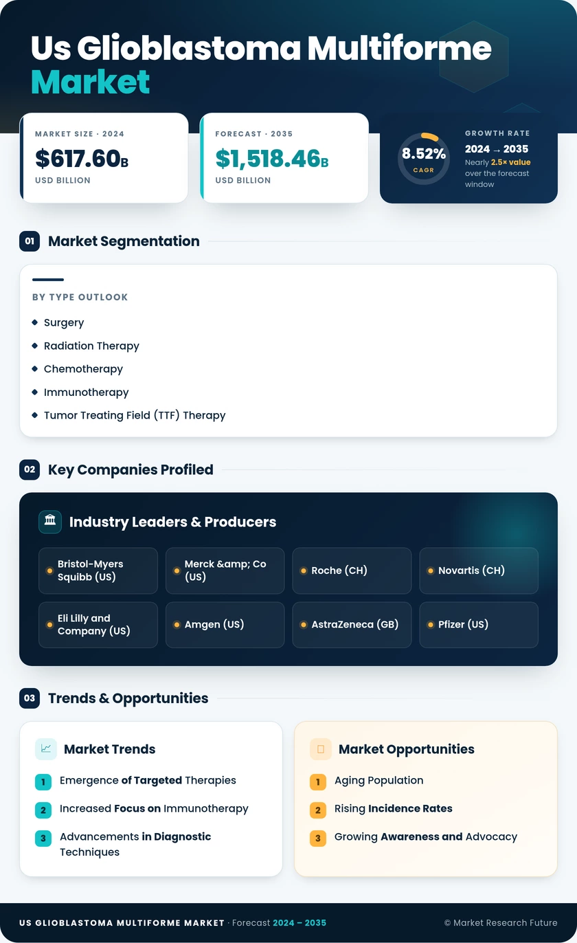 US Glioblastoma Multiforme Market Infographic