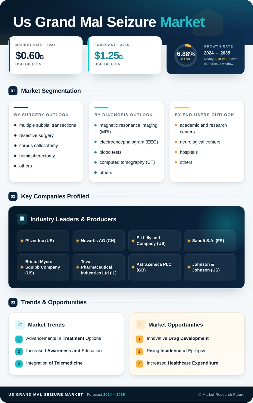 US Grand Mal Seizure Market Infographic