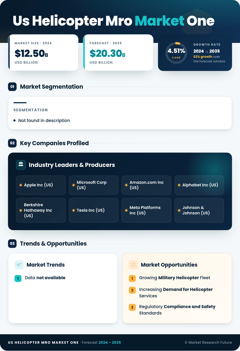 US Helicopter MRO Market one Infographic