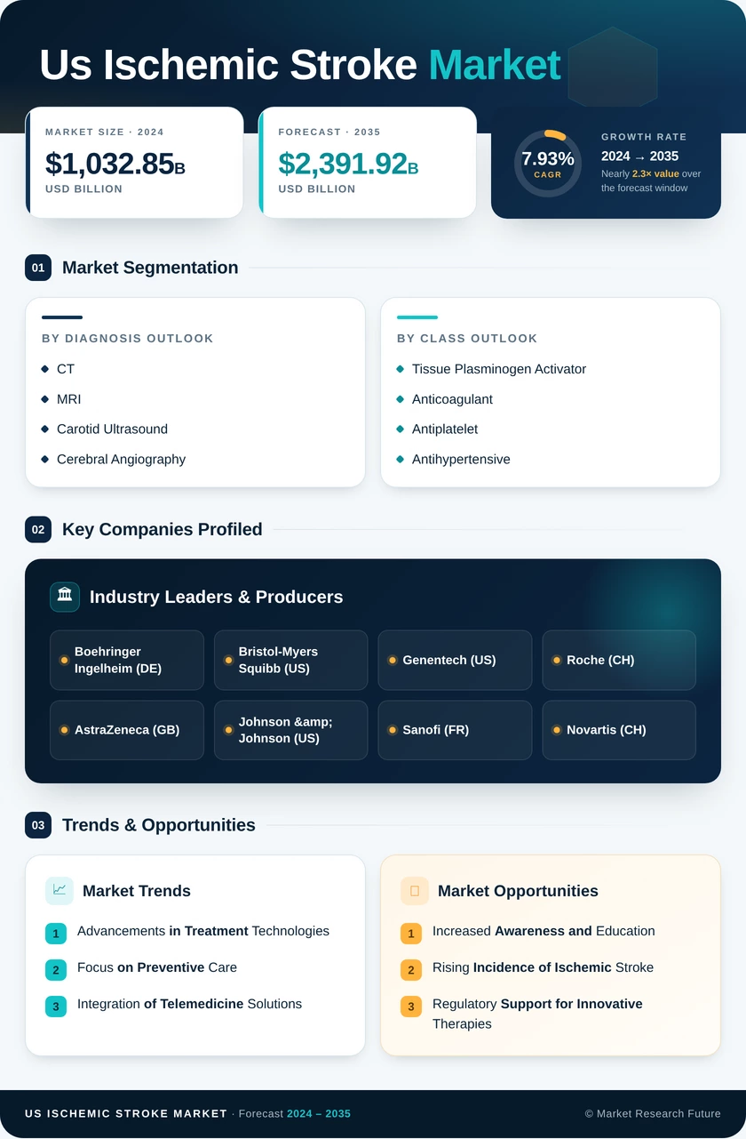 US Ischemic Stroke Market Infographic