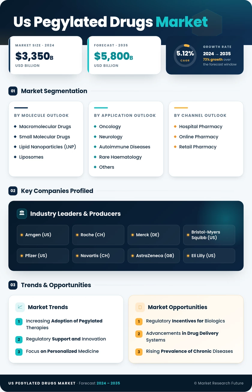 US Pegylated Drugs Market Research Report - Forecast to 2035 Infographic