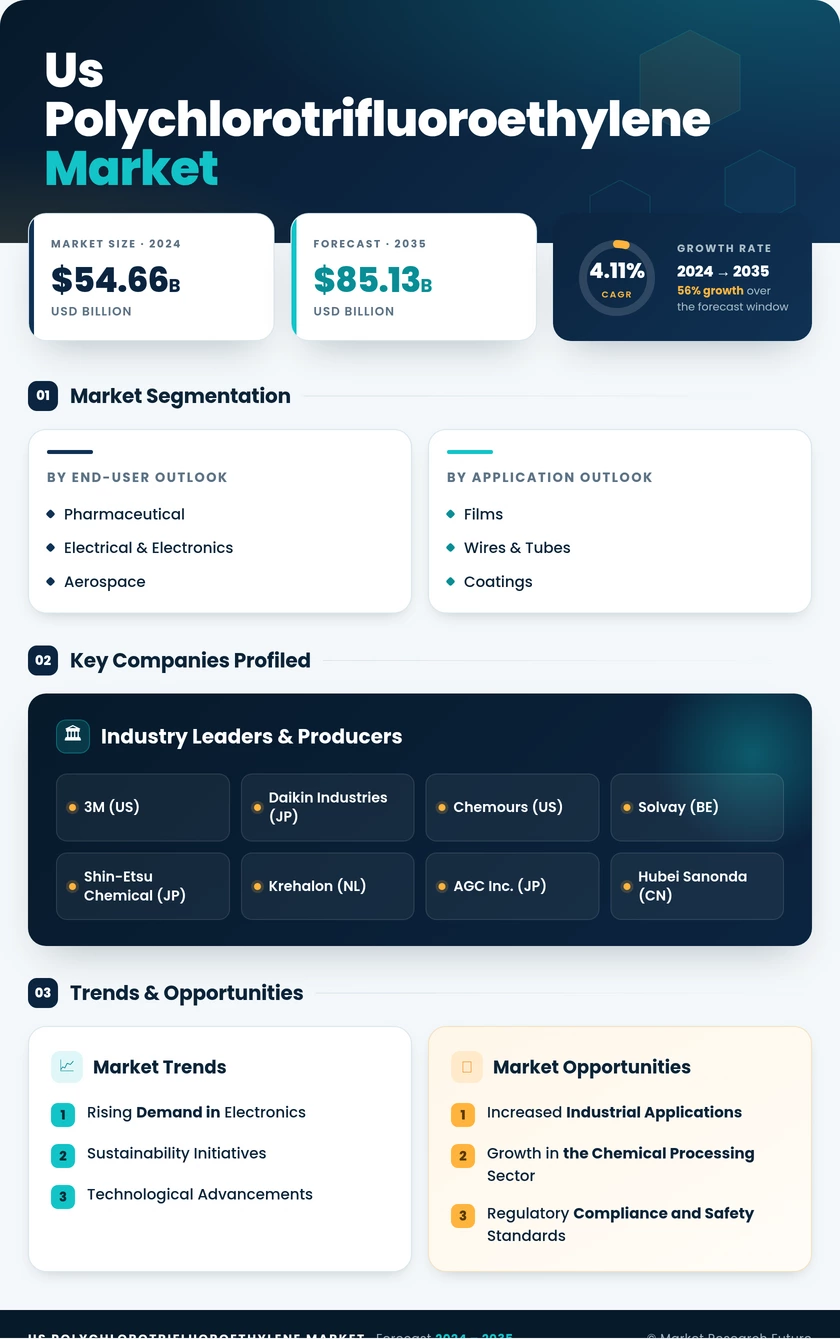 US Polychlorotrifluoroethylene Market Research Report - Forecast Till 2035 Infographic