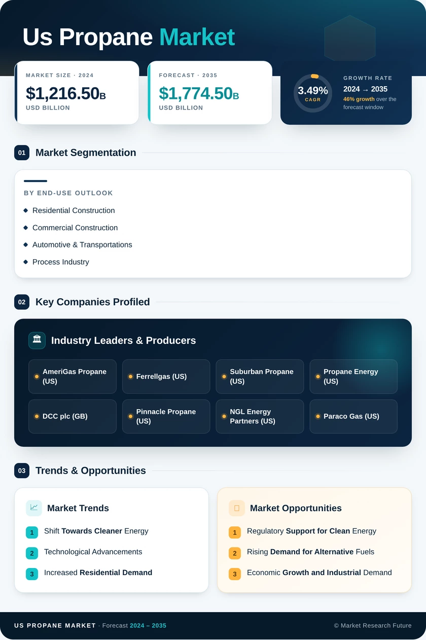 US Propane Market Research Report - Forecast by 2035 Infographic
