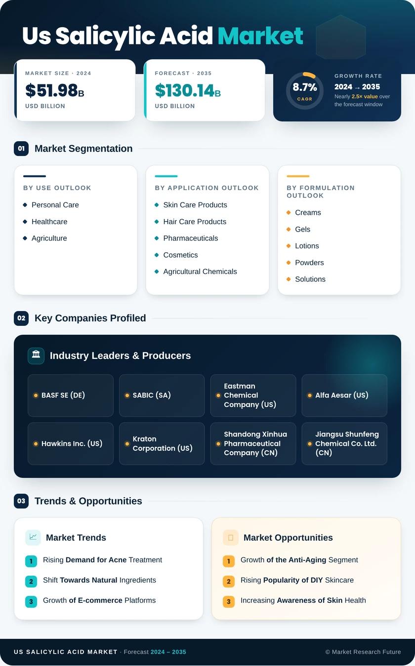 US Salicylic Acid Market Infographic