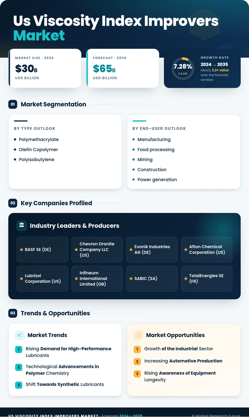 US Viscosity Index Improvers Market Research Report - Forecast Till 2035 Infographic