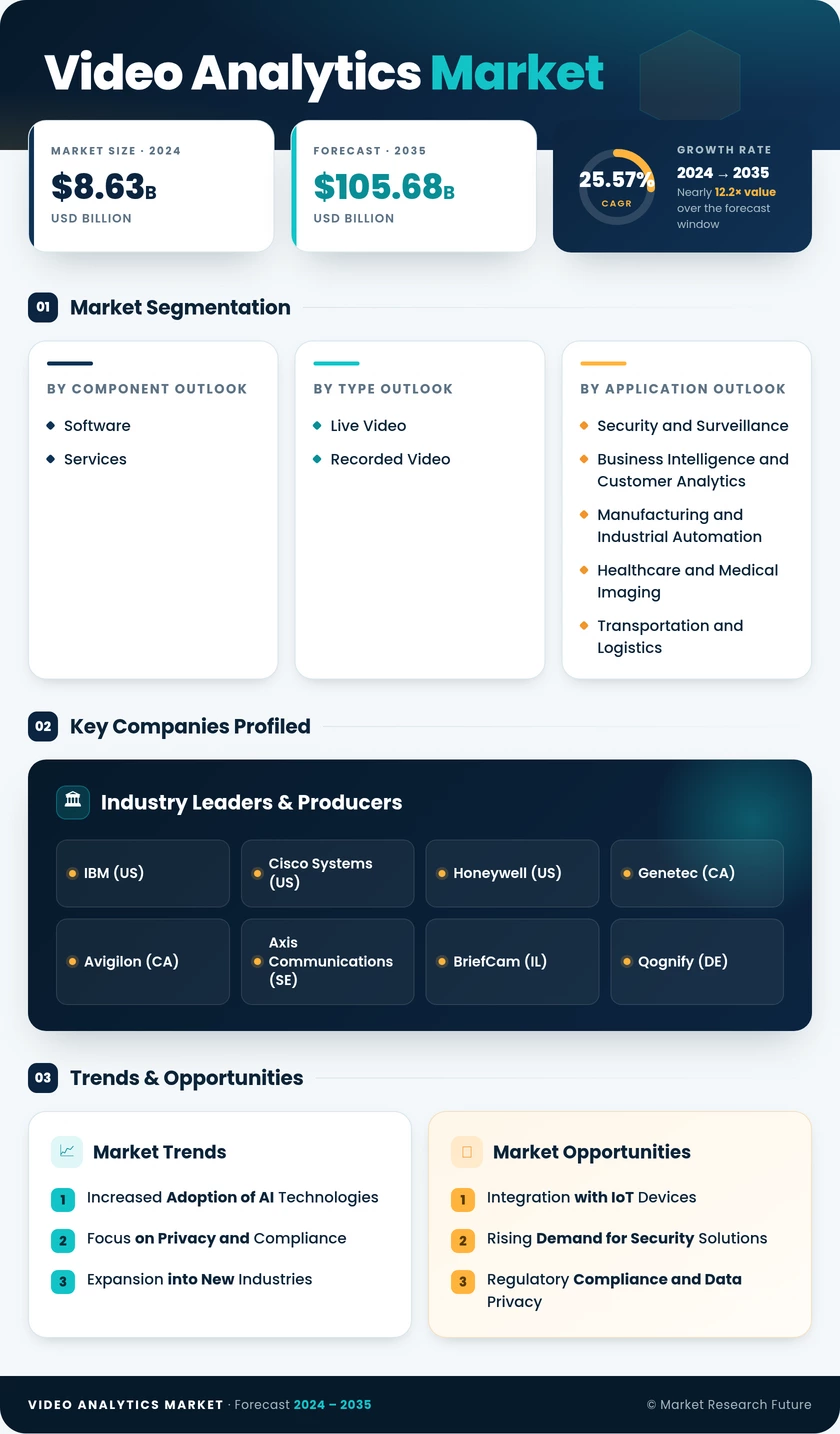 Video Analytics Market Research Report - Forecast till 2035 Infographic