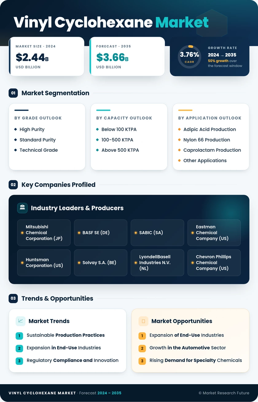 Vinyl Cyclohexane Market Research Report — Global Forecast till 2035 Infographic