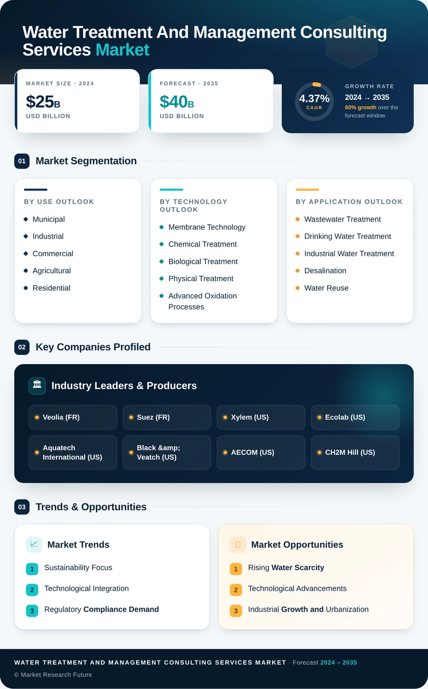 Water Treatment and Management Consulting Services Market Infographic