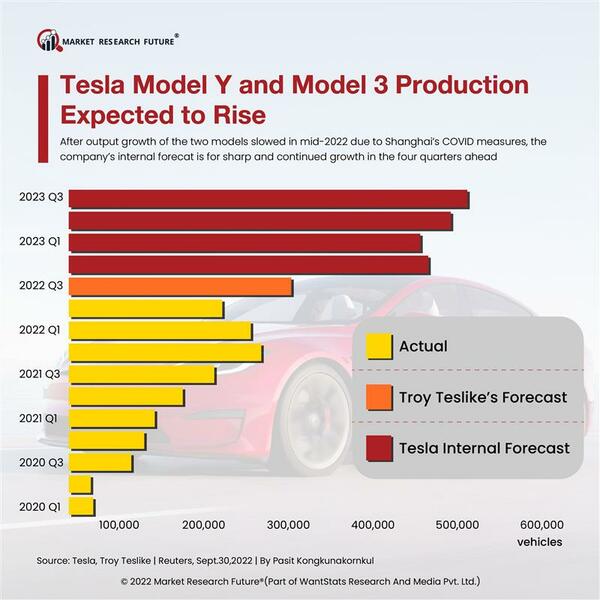 Tesla Model Y and tesla Model 3 Production