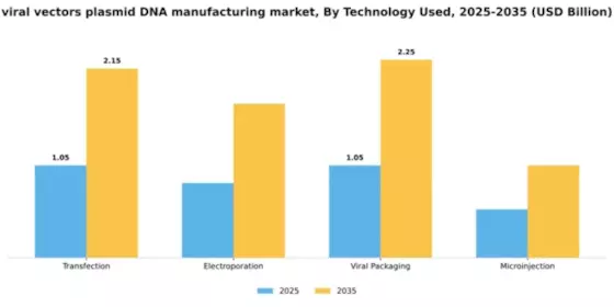 Viral Vectors and Plasmid DNA Manufacturing Market Segment Image 3