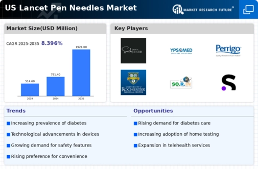 US Europe Lancet Pen Needles Market Infographic