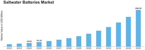 Saltwater Batteries Market Size