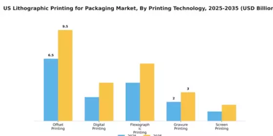 US Lithographic Printing for Packaging Market Segment Image 4