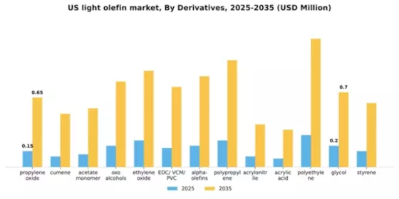 US Light olefin market Segment Image 1