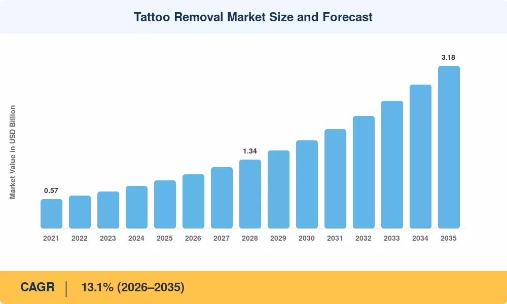 Tattoo Removal Market Size and Forecast