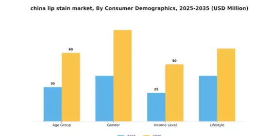China Lip Stain Market Segment Image 1